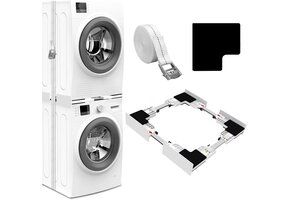 Universele Wasmachine & Droger Stapelbouwset (46-66 cm) - 40% Korting