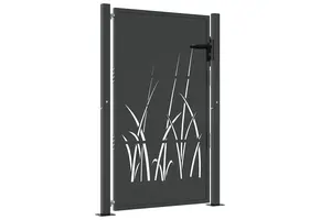 vidaXL Poort 105x130 cm Antraciet - Lichte Krasjes - 59% Korting