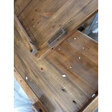 vidaXL Wastafelkast 70x32x63 cm massief grenenhout