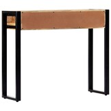 vidaXL Wandtafel 90x30x75 cm massief mangohout