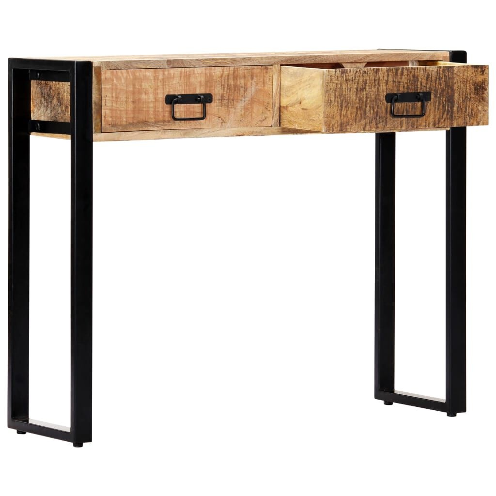 vidaXL Wandtafel 90x30x75 cm massief mangohout