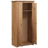 vidaXL Kledingkast Panama Range 80x50x171,5 cm massief grenenhout