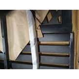 vidaXL Tuinbank 120 cm staal zwart