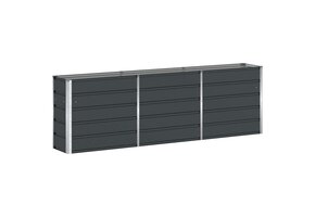 VidaXL Plantenbak Staal Antraciet 240x40x75 cm - 41% Korting