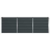 vidaXL Plantenbak Antraciet 240 x 40 x 75 cm Staal