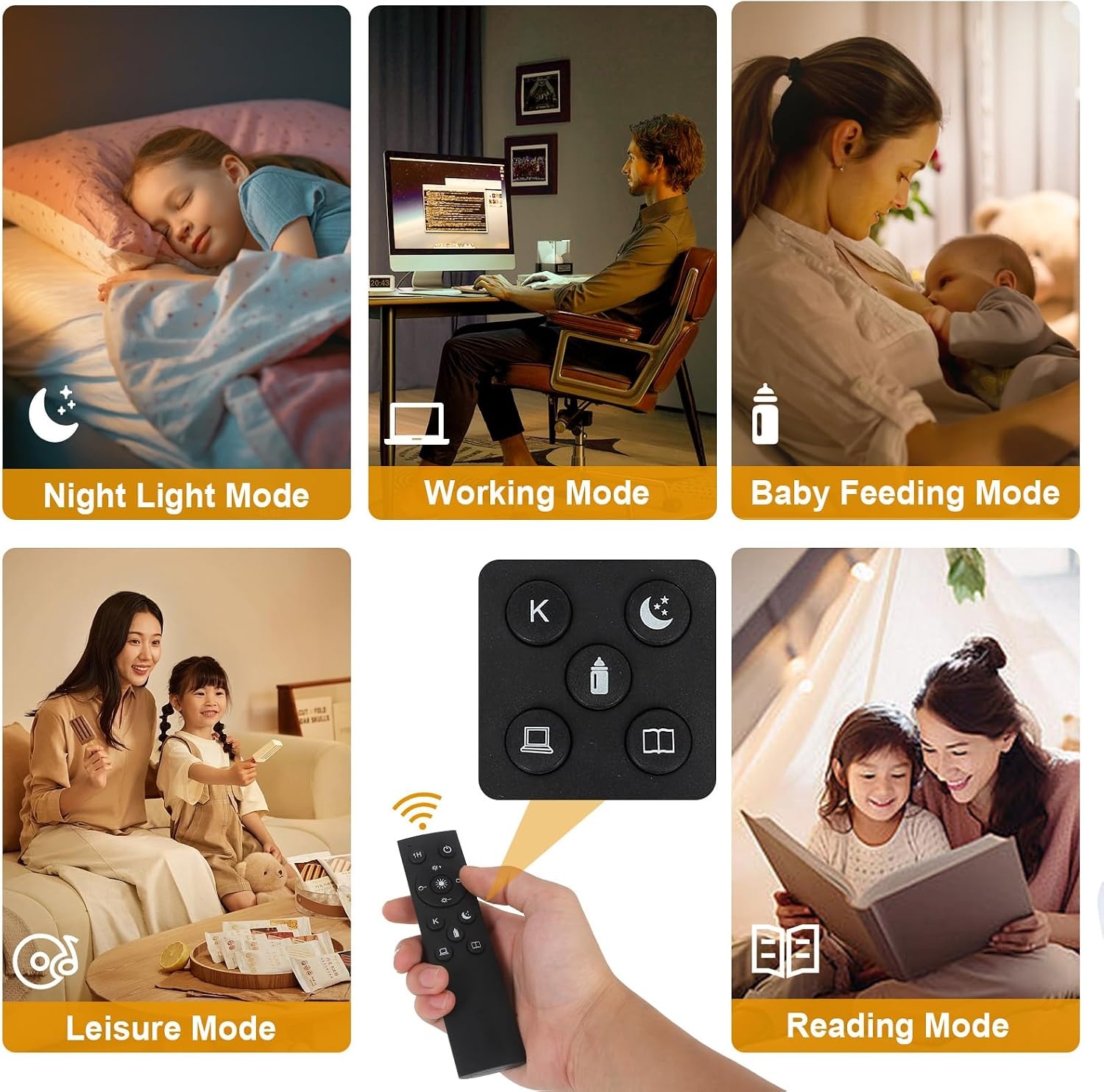 Rayofly Staande lamp, goud, woonkamer, dimbare tafellamp met afstandsbediening, app-bediening, rotan vloerlamp met lampenkap van rotan en linnen, vloerlamp voor slaapkamer