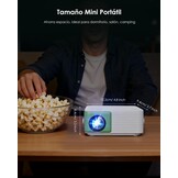 Yoton Y3 Mini-projector, groen, slaapkamer, luidspreker, 1080p, 180° rotatie
