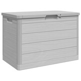 vidaXL Kussenbox 77,5x44,5x53 cm polypropeen grijs