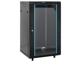 vidaXL Netwerkkast met draaiwieltjes 18U 19" IP20 60x60x100 cm