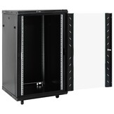 vidaXL Netwerkkast met draaiwieltjes 18U 19" IP20 60x60x100 cm