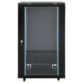 vidaXL Netwerkkast met draaiwieltjes 18U 19" IP20 60x60x100 cm
