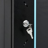 vidaXL Netwerkkast met draaiwieltjes 18U 19" IP20 60x60x100 cm