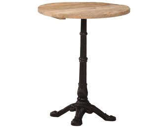 vidaXL Bistrotafel Ø 60x76 cm ruw mangohout