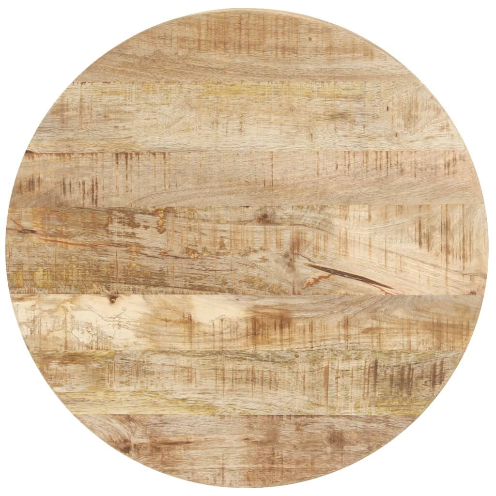 vidaXL Bistrotafel Ø 60x76 cm ruw mangohout