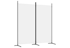Kamerscherm Wit met 2 Panelen, 175x180 cm - 39% Korting!