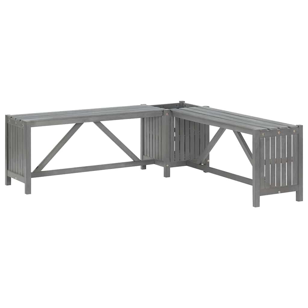 vidaXL Tuinhoekbank met Plantenbak - 117 cm Acaciahout (58% Korting)