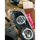Koplampen BMW E46 04 Coupé/Cabrio Dubbele Halo Velgen Zwart (55% Korting)