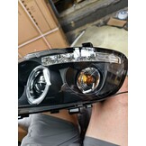 Koplampen BMW E46 04 Coupé/Cabrio Dubbele Halo Velgen Zwart (55% Korting)