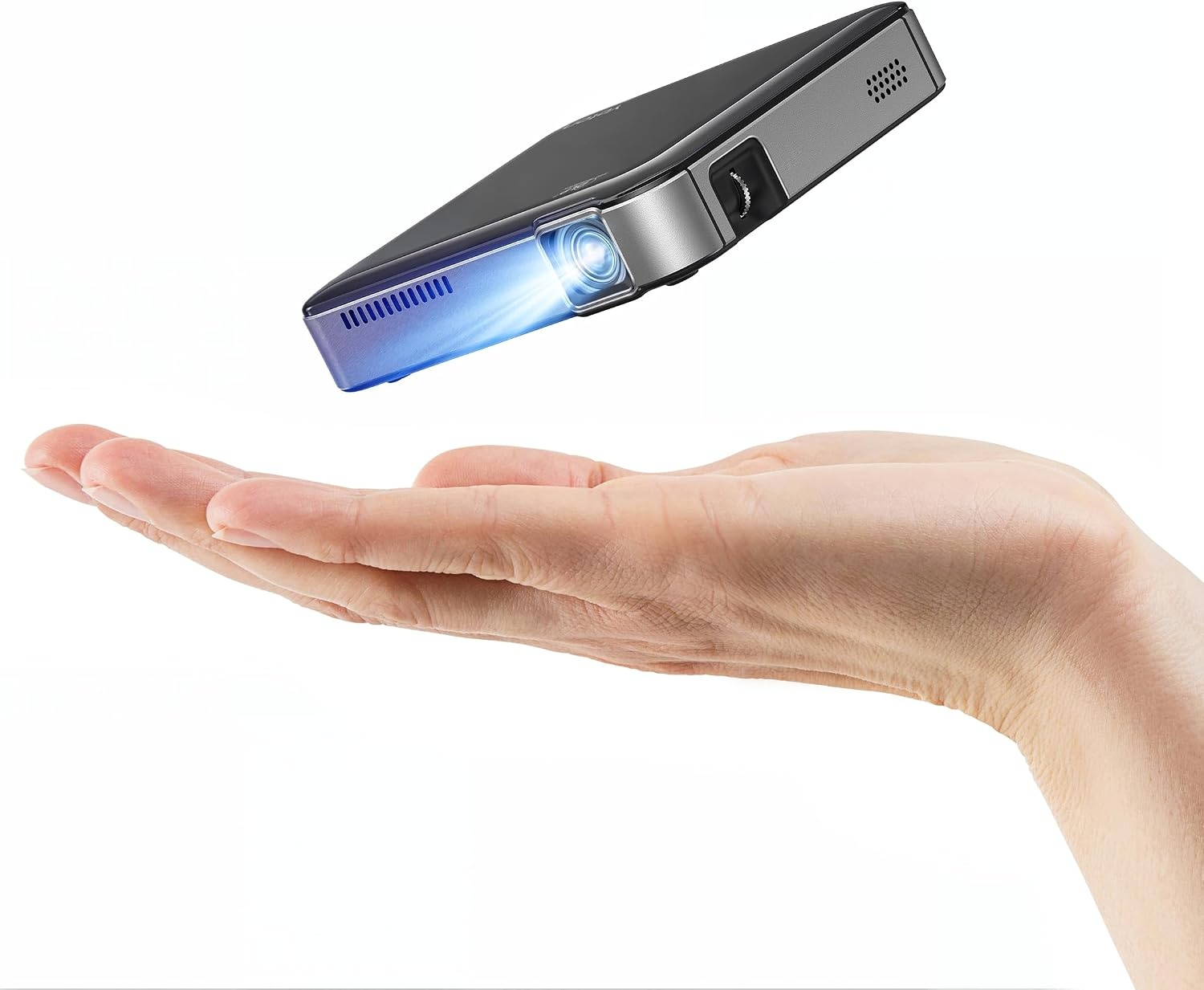 YOTON Y200 Mini DLP Projector - Draagbare Beamer met Accu - Wit