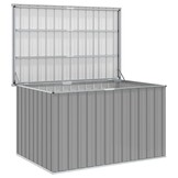 vidaXL Tuinbox 149x99x93 cm grijs