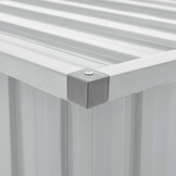 vidaXL Tuinbox 149x99x93 cm grijs