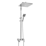 Doucheset Chroom met Badkraan & Regendouche - 35% Korting