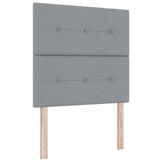 Lichtgrijs Hoofdbord Stof 90 cm - 50% Korting