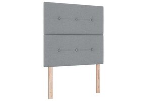 vidaXL Hoofdbord Lichtgrijs Stof 90 cm - 34% Korting