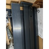vidaXL Tuinpoort 105x180 cm Grasontwerp Staal Antraciet - 59% Korting