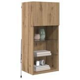 Wand TV-kast set Artisan Eiken 2 stuks - 54% Korting