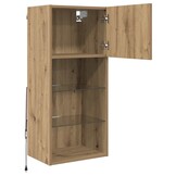 Wand TV-kast set Artisan Eiken 2 stuks - 54% Korting