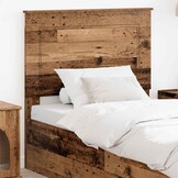 vidaXL Hoofdbord Oudhout 100 cm Geconstrueerd hout