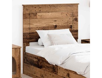 vidaXL Hoofdbord Oudhout 100 cm Geconstrueerd hout