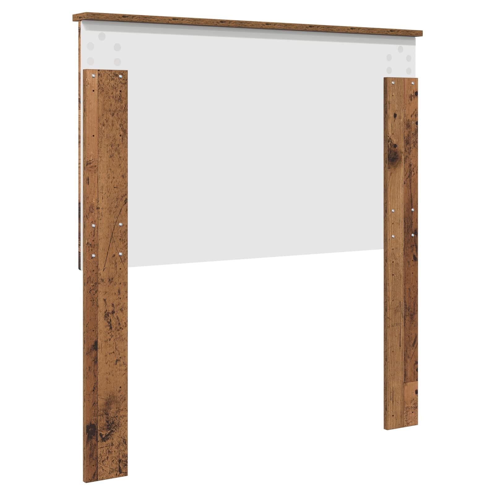 vidaXL Hoofdbord Oudhout 100 cm Geconstrueerd hout