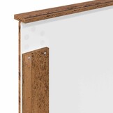 vidaXL Hoofdbord Oudhout 100 cm Geconstrueerd hout
