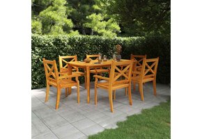 VidaXL Tuintafel Acaciahout 160x90x75 cm - 41% Korting