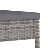 vidaXL Tuinstoelen 4 st poly rattan grijs