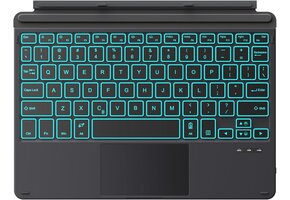 Toetsenbord met Trackpad voor Surface Go 1-4 | 7-kleuren LED, Bluetooth, 37% Korting