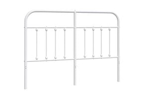 vidaXL Hoofdbord Metaal Wit 150cm - 63% Korting