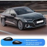 Zwarte ABS Carbon Look Spiegelkappen (26x15x14) geschikt voor Audi A3 S3 RS3 8Y 2022-2024 - 50% Korting