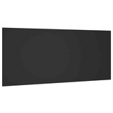 Hoofdbord Bewerkt Hout Zwart 200x1,5x80 cm - 47% Korting
