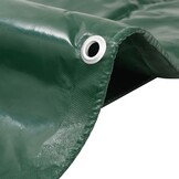 vidaXL Dekzeil 650 g/m² 2,5x3,5 m groen