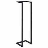 VidaXL Handdoekenrek Zwart IJzer 25x20x95 cm - 34% Korting
