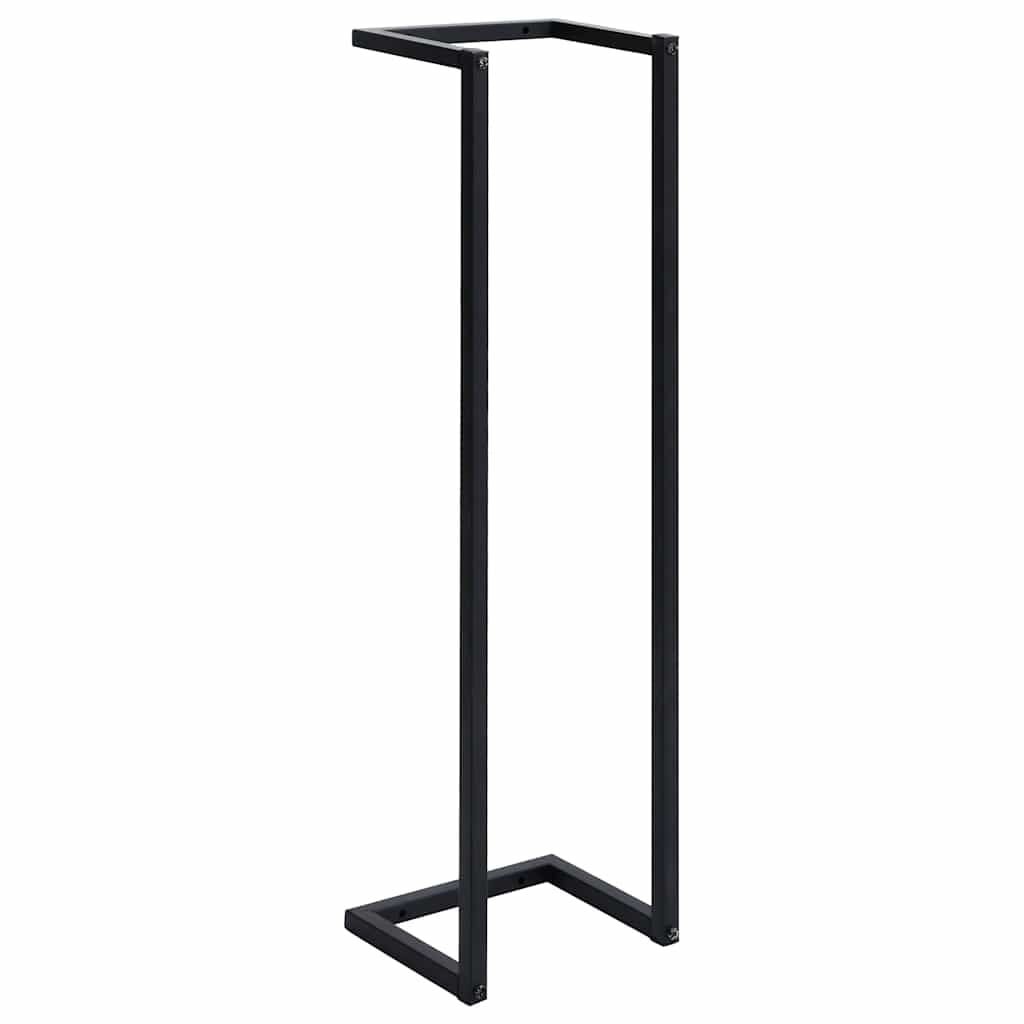 VidaXL Handdoekenrek Zwart IJzer 25x20x95 cm - 34% Korting