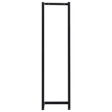 vidaXL Handdoekenrek 25x20x95 cm ijzer zwart