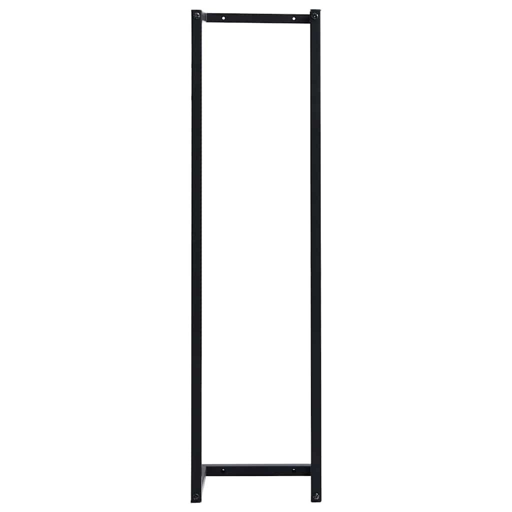 VidaXL Handdoekenrek Zwart IJzer 25x20x95 cm - 34% Korting