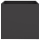 vidaXL Plantenbakken 2 st 49x47x46 cm staal zwart