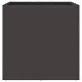 vidaXL Plantenbakken 2 st 49x47x46 cm staal zwart