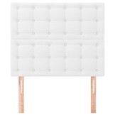 vidaXL Hoofdborden 2 st 90x5x78/88 cm kunstleer wit