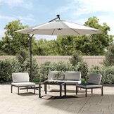 vidaXL Vervangingsdoek voor zweefparasol 300 cm zandwit